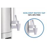 SYBO SR-CP-50B Commercial Grade Stainless Steel Percolate Coffee Maker Hot Water Urn for Catering, 50-Cup 8 L, Grey