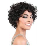 HUA Short Curly Wigs for Black Women Human Hair Pixie Cut Bouncy Curly Human Hair Wigs for Black Women Glueless Natural Black Color Short Curly Wigs
