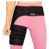 Copper Compression Hip & Sciatic Nerve Brace - Right Leg One Size Black Copper-Infused Neoprene - Adjustable Three-Strap SI Belt Design - For Sciatica, Bursitis & Hip Flexor Strains
