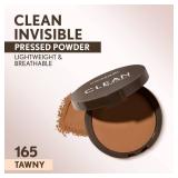 FACTORY SEALED - Covergirl Clean Invisible Pressed Powder, Lightweight, Breathable, Vegan Formula, Tawny 165, 0.38oz