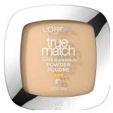FACTORY SEALED - L Oreal Paris True Match Super-Blendable Oil Free Makeup Powder  W3 Light Medium  0.33 oz