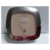FACTORY SEALED - L Oreal Paris True Match Super-Blendable Oil Free Makeup Powder  W3 Light Medium  0.33 oz