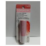 FACTORY SEALED - CoverGirl Clean Fresh Tinted Lip Balm, Vegan Formula, Hydrating, Natural Finish, Made for Peach, 1 Count