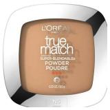 FACTORY SEALED - L Oreal Paris True Match Super Blendable Oil Free Makeup Powder  True Beige  0.33 oz