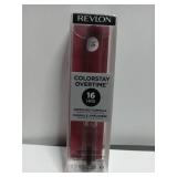 FACTORY SEALED - Revlon ColorStay Overtime Longwearing Gloss Lipstick with Vitamin E  280 Stay Currant  0.07 fl oz