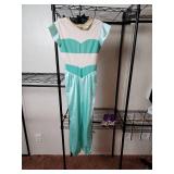 Princess Jasmine Costume Set with Decorated Shoes