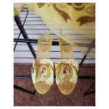 Disney Princess Belle Costume- Yellow Ball Gown with Matching Shoes