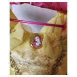 Disney Princess Belle Costume- Yellow Ball Gown with Matching Shoes