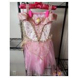 Disney Princess Sleeping Beauty Pink Costume Dress with Accessories (S) ?