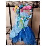 Disney Princess Blue Tulle Fairy  Party Dress Costume (S)?
