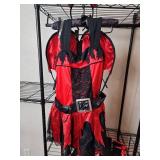 She Devil Costume with Horns and Accessories