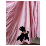 1950s Pink Poodle Circle Skirt Costume (M-L)
