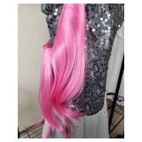 Sequined Dance Costume with Pink Wig (M)