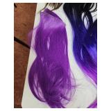 Purple Ombre Clip-in Hair Extensions Set