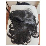Black Wavy Synthetic Hair Wig