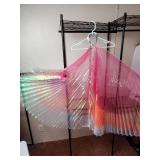Iridescent Pink Pleated Dance Costume