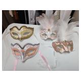 Elegant Venetian Style Masquerade Masks