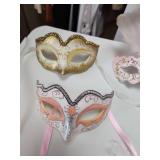 Elegant Venetian Style Masquerade Masks
