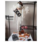 Halloween Decorations with Ghost and Pumpkins