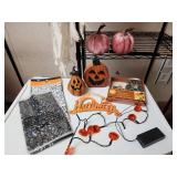 Halloween Decorations with Ghost and Pumpkins