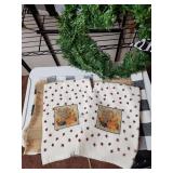 8ct- Buffalo Check Placemats, 2 Dish Towels, Table Runner and Wreath