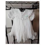 Childs White Dress White with Lace Collar Size 3T
