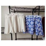 Nike Golf Pleated Tennis Skirt and Aeropostle Blue Tie-Dye Tennis Skirt Size Small