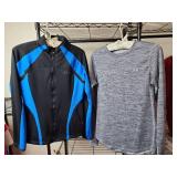 Under Armour Athletic Shirt and FILA Athletic Jacket Size Small