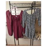 Hollister Floral Skort and Blouse Size Small