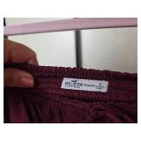 Hollister Floral Skort and Blouse Size Small