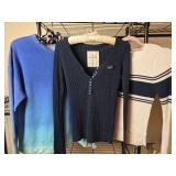 (2) Hollister Sweaters Size Medium and Hollister Oversized Sweatshirt Size X-Small