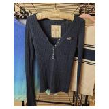 (2) Hollister Sweaters Size Medium and Hollister Oversized Sweatshirt Size X-Small