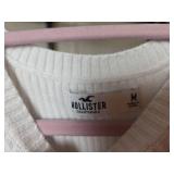 (2) Hollister Sweaters Size Medium and Hollister Oversized Sweatshirt Size X-Small