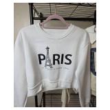 American Girl Paris Theme Outfit, Hollister Sweatshirt and Paris Sweatshirt
