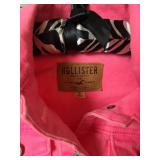 Hollister Denim Jackets - Classic Blue & Hot Pink Size Small and X-Small