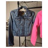 Hollister Denim Jackets - Classic Blue & Hot Pink Size Small and X-Small