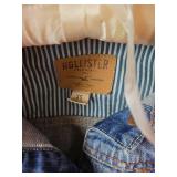 Hollister Denim Jackets - Classic Blue & Hot Pink Size Small and X-Small