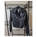 SO Brand Faux Leather Motorcycle Jacket Size Small