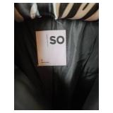 SO Brand Faux Leather Motorcycle Jacket Size Small