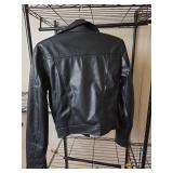 SO Brand Faux Leather Motorcycle Jacket Size Small