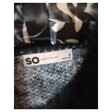 SO Brand Houndstooth Sweater Dress & Black Maxi Dress Set Size Smalls