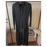 SO Brand Houndstooth Sweater Dress & Black Maxi Dress Set Size Smalls