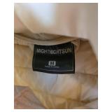 Mightnightsun Quilted Puffer Vest with Removable Hood Medium