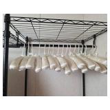 (17) Padded Satin Clothes Hangers