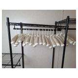 Satin Padded Hangers Set - Pearl White 20ct.