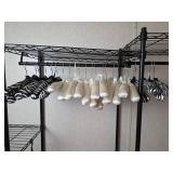 23 - Decorative Satin Padded Hangers - Zebra and White Collection