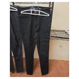 Hollister Black Distressed Skinny Jeans Size 3R