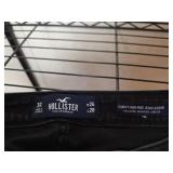 Hollister Black Distressed Skinny Jeans Size 3R