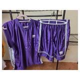 Kansas State Wildcats Pro Edge Athletic Shirt (Large) and Shorts (Medium)