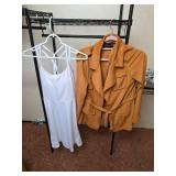 Kendall + Kyle Safari Style Jacket with White Dress Size Small